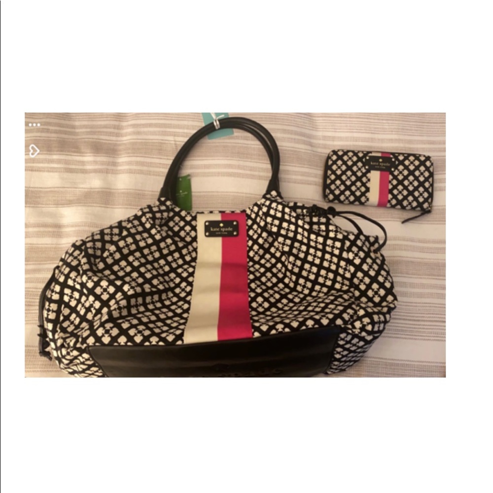 Brand new Kate Spade Diaper Bag and Wallet